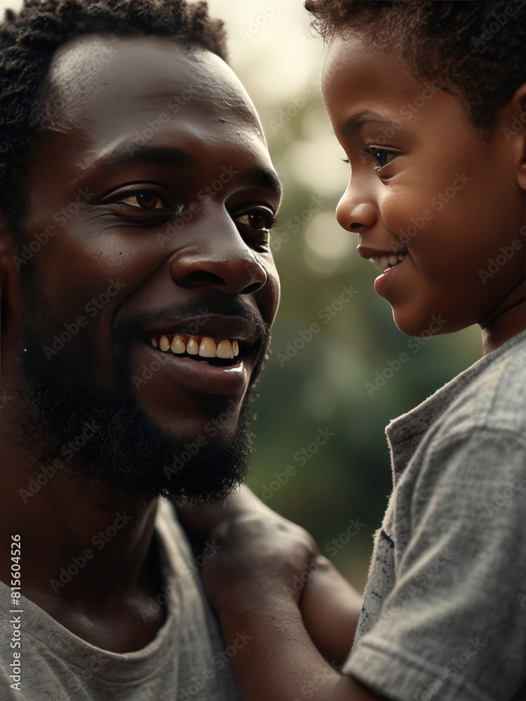 Happy Father Day Celebration, father and son Generate Ai
