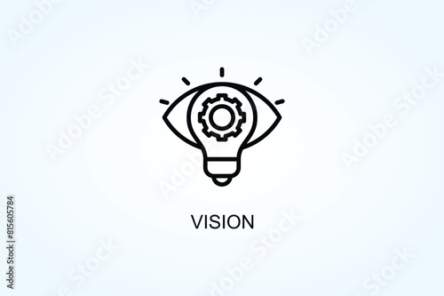 Vision Vector  Or Logo Sign Symbol Illustration