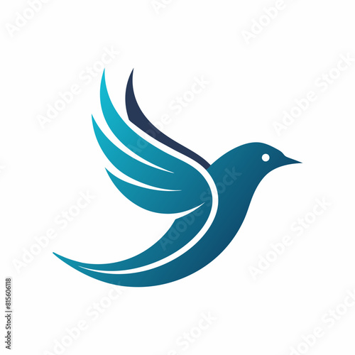 Modern bird logo vector art illustration design