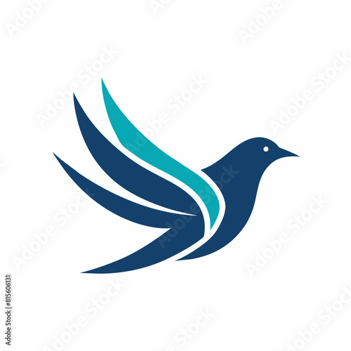 Bird logo vector art illustration design