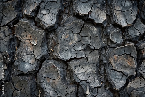 Concept of dry tree bark texture as a natural background generative ai