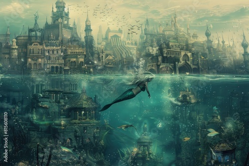 Imagining Life in an Underwater Surreal City © Tayyab Imtiaz
