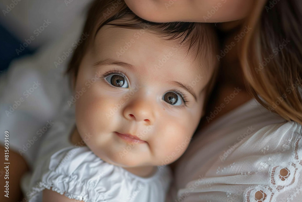 Happy mother's day celebration conceptual picture with mother and her child made by Generative AI technology Happy mother's day celebration conceptual picture with mother and her child made by Generative AI technology