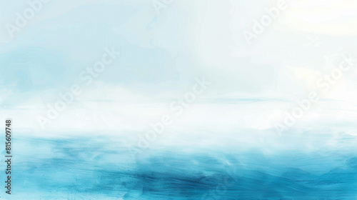 Soft gradients of blue and white, blending together seamlessly, creating a calm and serene abstract background on a white surface.