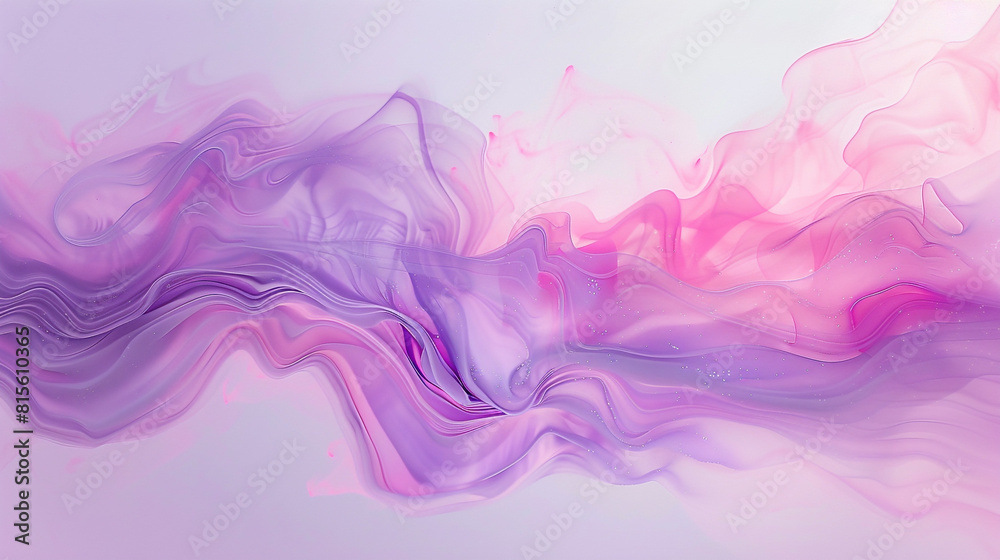Soft gradients of purple and pink, blending together seamlessly, creating a calm and serene abstract background on a white surface.