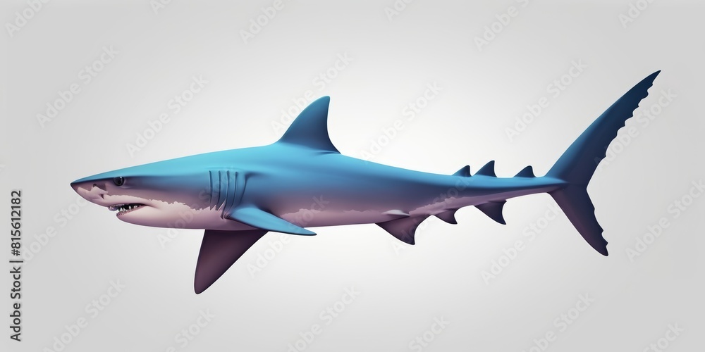 shark isolated on white background shark isolated on white background