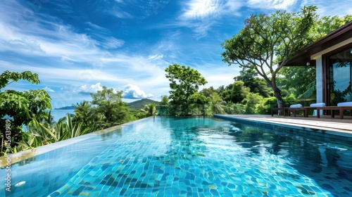 Feel the thrill of diving into a crystal-clear swimming pool  the cool water enveloping you in refreshing bliss. 