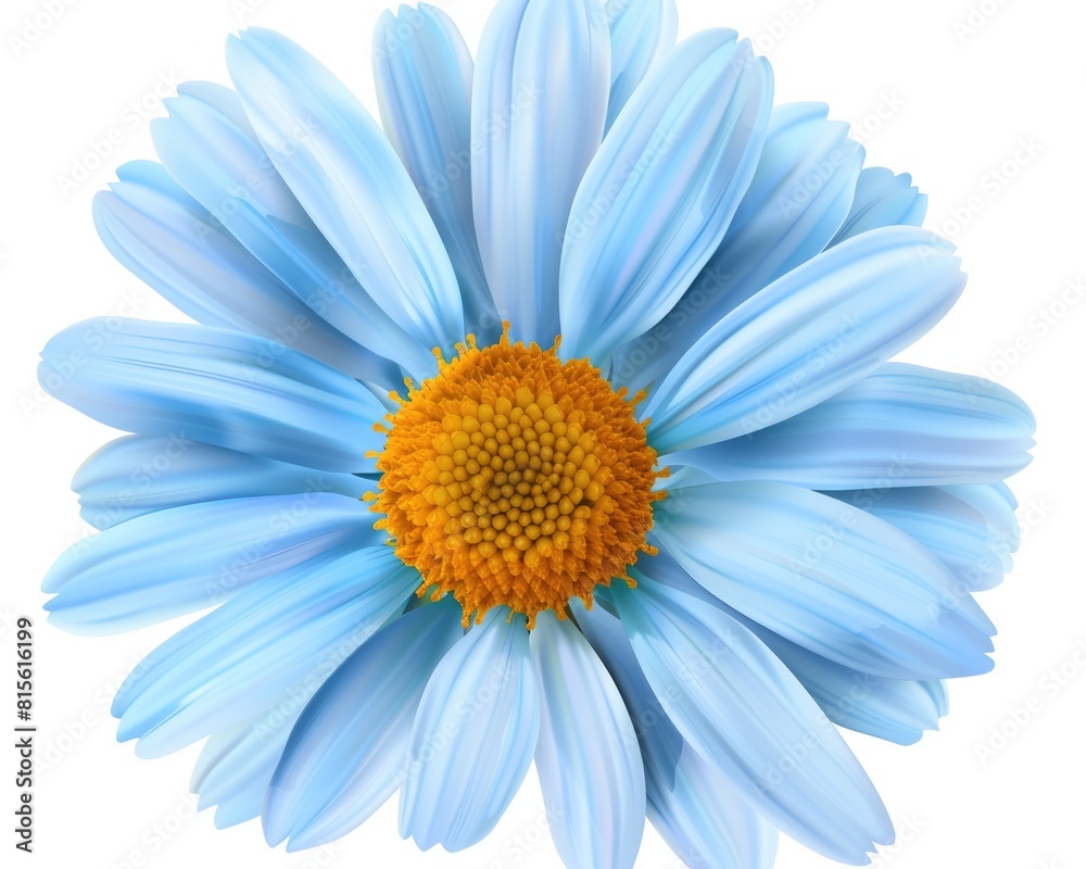 Flower Petal Background. Blue Daisy Isolated on White Background for Mother's Day Flower Petal Background. Blue Daisy Isolated on White Background for Mother's Day