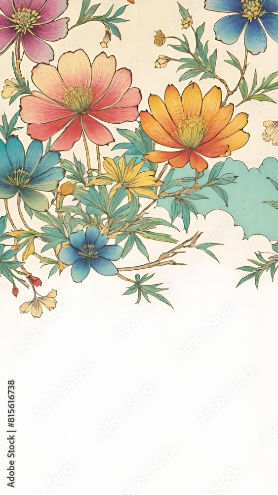 background with flowers, pattern with flowers, abstract floral background background with flowers, pattern with flowers, abstract floral background