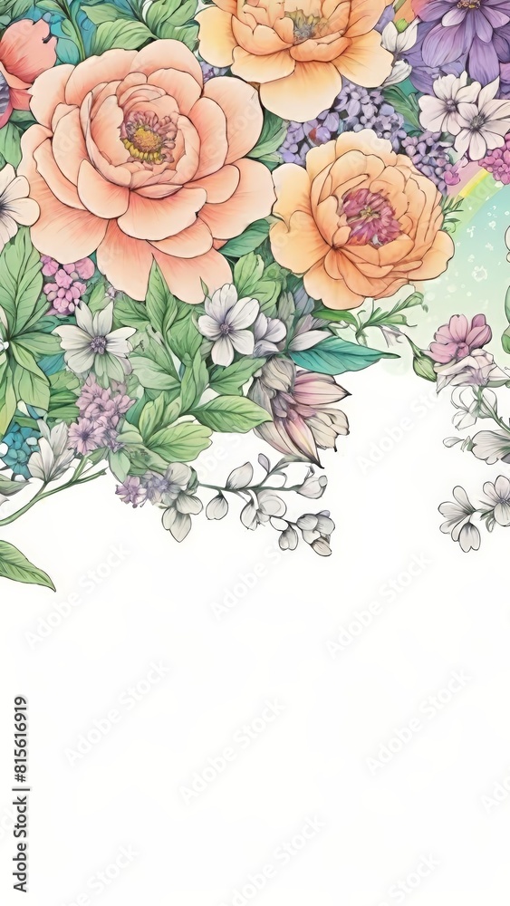 background with flowers, pattern with flowers, abstract floral background background with flowers, pattern with flowers, abstract floral background