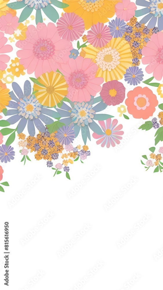 background with flowers, pattern with flowers, abstract floral background