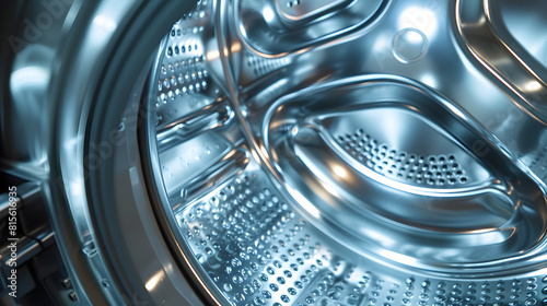 close up of modern washing machine © john