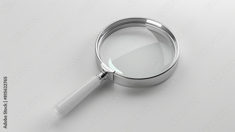 Isolated magnifying glass on a white background Isolated magnifying glass on a white background