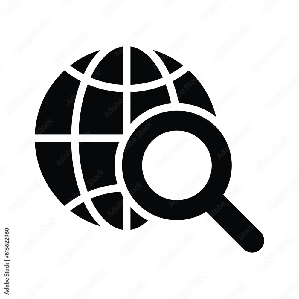 Icon of global search in unique and trendy style, ready to use Icon of global search in unique and trendy style, ready to use