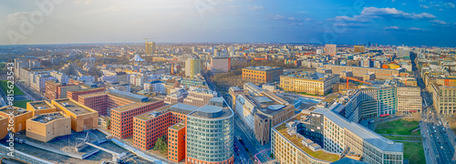 Germany Traveling Concepts. Daytime Berlin Cityscape with Red Town Hall Known as Rotes Rathaus on Alexanderplatz in Germany