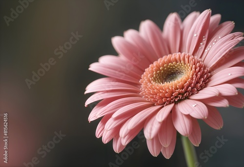 Close-up pink flower with large pistils