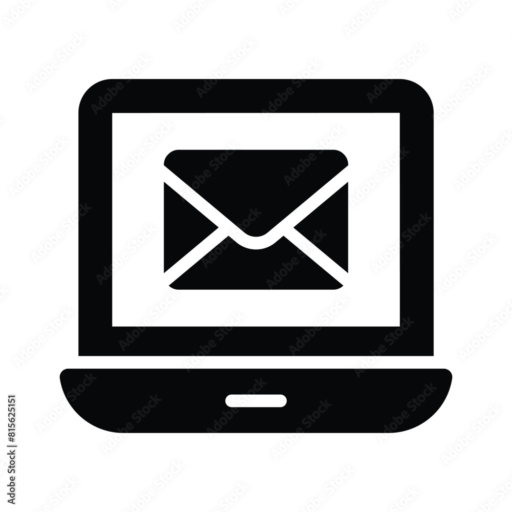An icon of email in modern and unique style An icon of email in modern and unique style