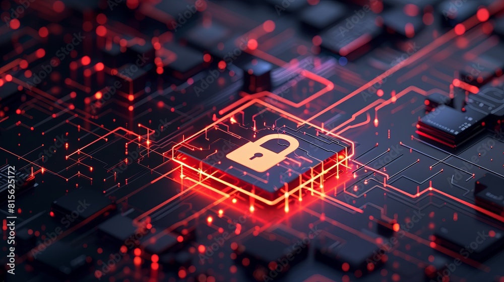 secure connection symbolized by a padlock icon secure connection symbolized by a padlock icon
