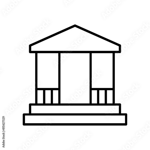greenhouse icon. outline icon