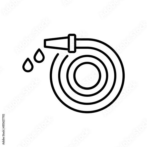 water hose icon. outline icon