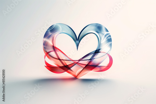 Elegant Cardiologist Logo with Stylized Heart and EKG Line