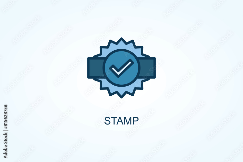 Stamp vector or logo sign symbol illustration Stamp vector or logo sign symbol illustration