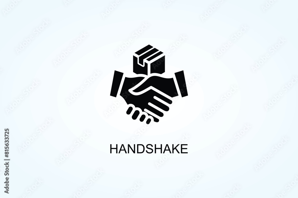 Handshake Vector Or Logo Sign Symbol Illustration Handshake Vector Or Logo Sign Symbol Illustration