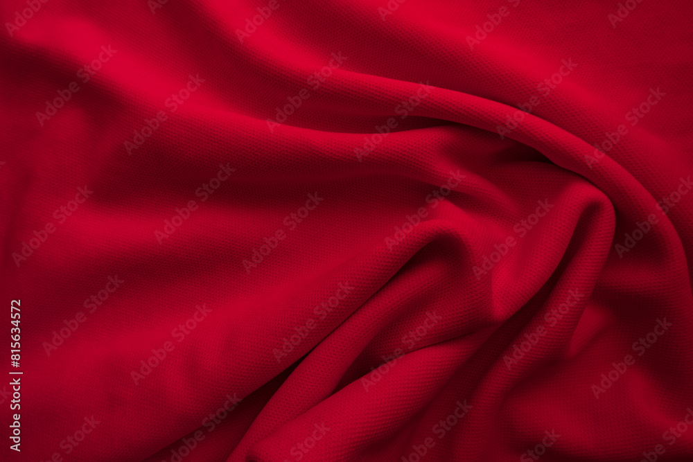 Wavy Cloth. Red fabric background Wavy Cloth. Red fabric background