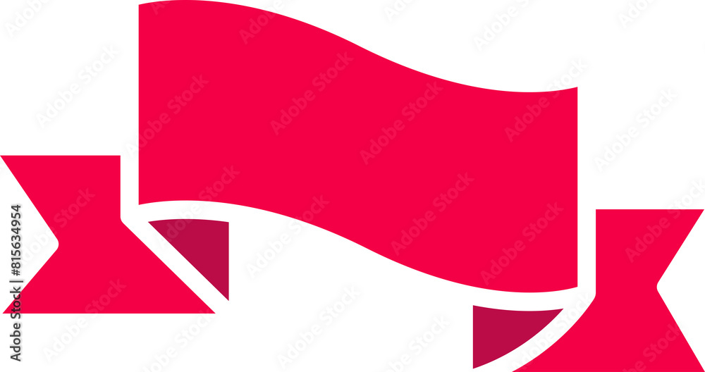 Ribbon Banner Illustration Ribbon Banner Illustration