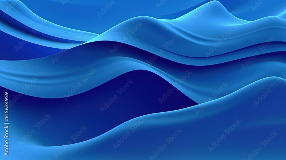 Abstract Blue Waves background