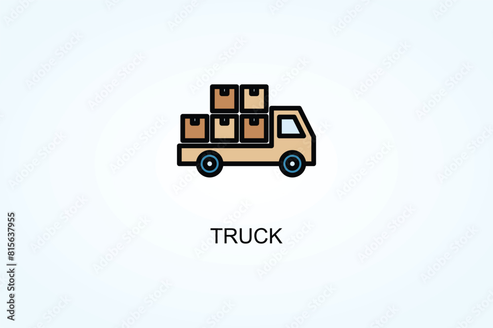 Truck Vector Or Logo Sign Symbol Illustration Truck Vector Or Logo Sign Symbol Illustration