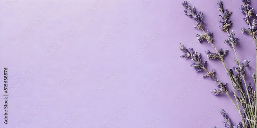 plain pastel purple background with lavender in the corners lavender ...