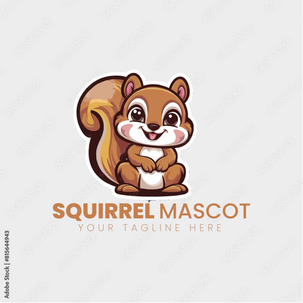 Squirrel mascot 