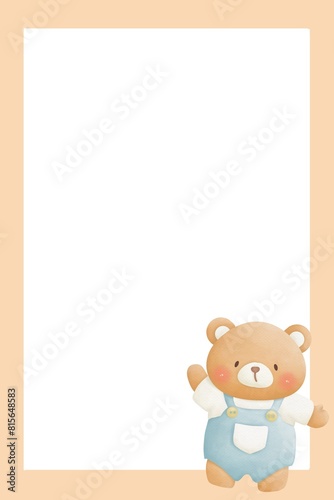 Teddy bear background so cute  photo