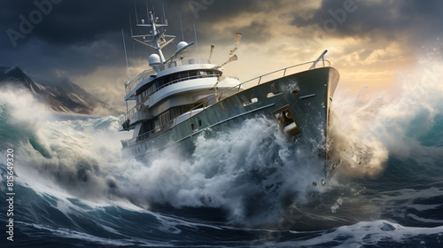 Navigate the dangerous sea or ocean waters