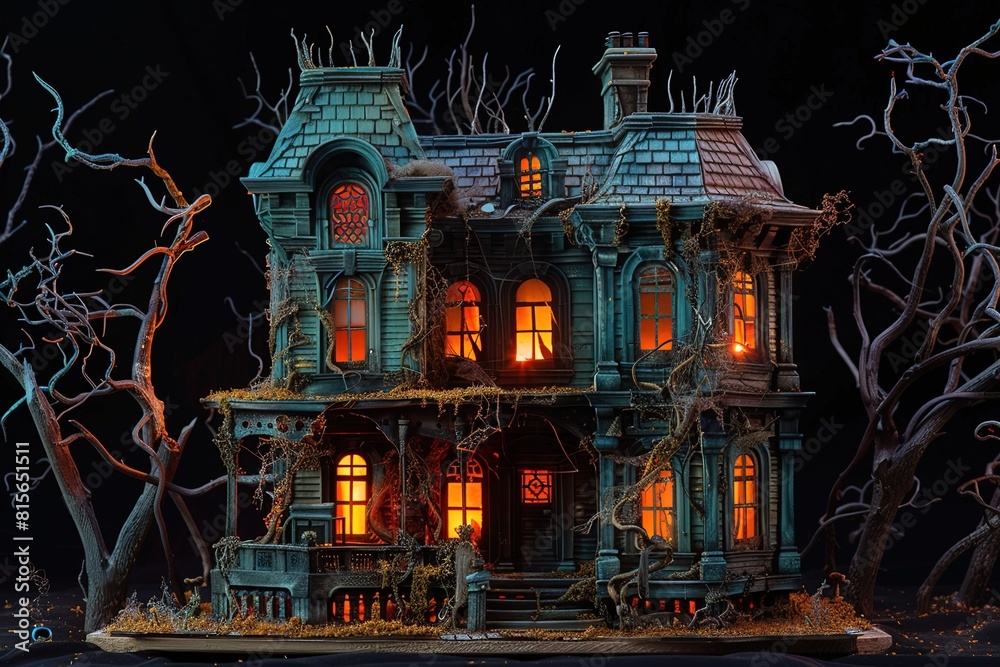 Halloween Haunted Mansion Castle Night Halloween Haunted Mansion Castle Night