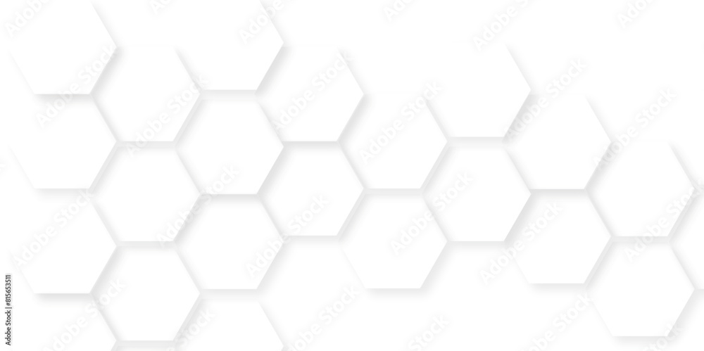 Seamless creative geometric Pattern of white hexagon white abstract hexagon wallpaper or background. 3D Futuristic abstract honeycomb mosaic white background. white hexagon geometric texture.
Seamless creative geometric Pattern of white hexagon white abstract hexagon wallpaper or background. 3D Futuristic abstract honeycomb mosaic white background. white hexagon geometric texture.