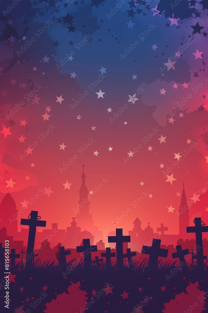 Fototapeta premium Patriotic, Memorial Day Background, American Flag, American Flag Background