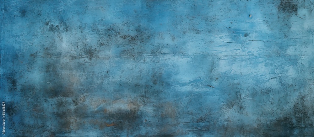 Fototapeta premium Abstract background from blue concrete texture background on wall Vintage backdrop Picture for add text message Backdrop for design art work. copy space available