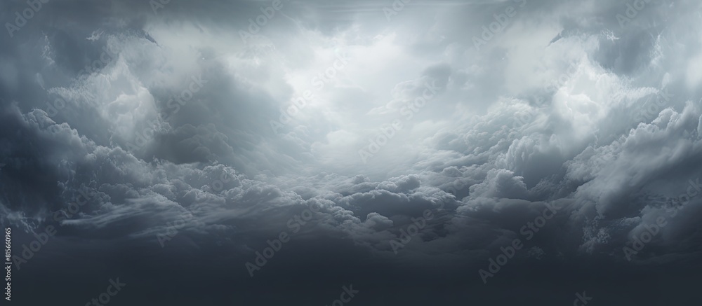 Obraz premium Grey cloudy sky. copy space available