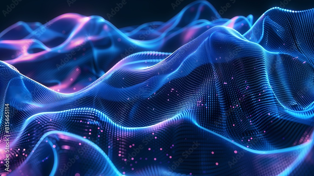 Digital technology wavy line abstract background. Digital technology wavy line abstract background.