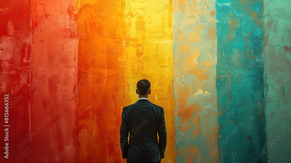 Obraz premium school administrator leads with vision and purpose