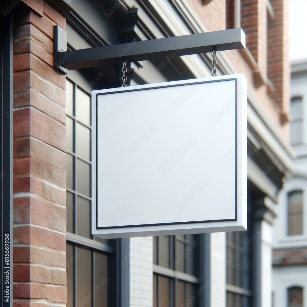 white empty store sign design mockup white empty store sign design mockup