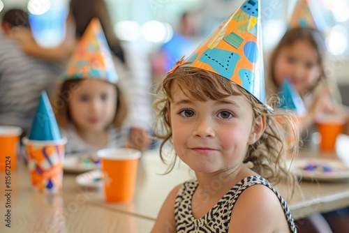 Bookthemed birthday party at a library with literary games and bookmark crafts