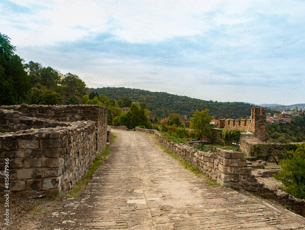 Medieval stronghold of Veliko Tarnovo, Tsarevets in Bulgaria Medieval stronghold of Veliko Tarnovo, Tsarevets in Bulgaria