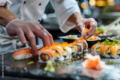 Sushi Symphony Artistry on a Plate