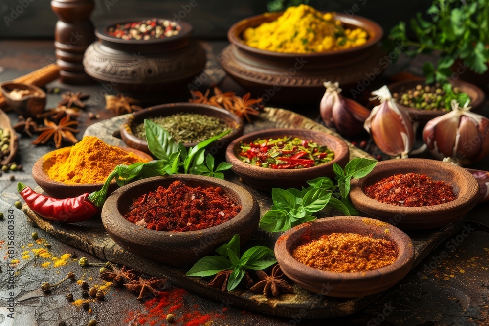 Fototapeta premium signature dishes from culinary various food