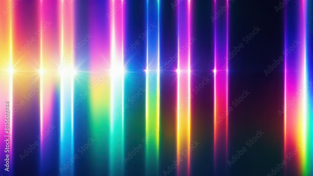 Holographic Rainbow Flare Abstract Background with Blurred Light Refraction Holographic Rainbow Flare Abstract Background with Blurred Light Refraction