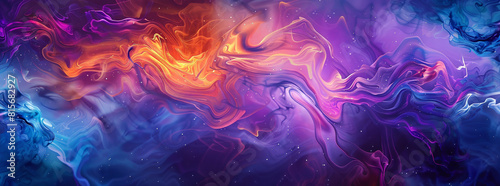 an enchanting abstract piece highlighting whimsical patterns formed by billowing clouds of smoke. The smoke should dance and flow, creating an atmosphere of magic and imagination.