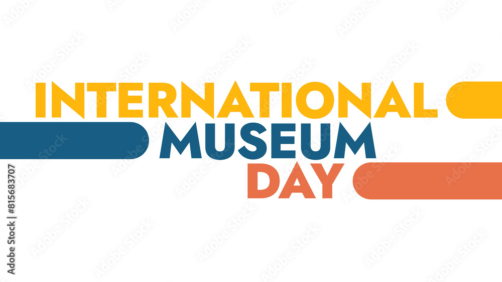 intarnational Museum Day colorful text on a white background great for wishing and celebrating international museum day in may intarnational Museum Day colorful text on a white background great for wishing and celebrating international museum day in may